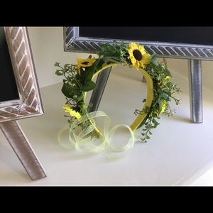 Wedding Sunflower Headband